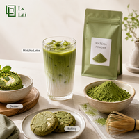 Poudre de Matcha de Qualité Supérieure, de Grade Alimentaire, aux Saveurs Fruitées et Vitaminées, Style Japonais, pour Boissons Quotidiennes et Desserts, Personnalisable