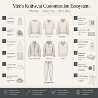 Pull-over à col rond personnalisé OEM/ODM pour homme, en maille, polyester/acrylique/mélange, respirant, très élastique, couche de base