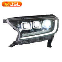 Luces de Coche para Ford Ranger Faro con Lente Proyector 2015 Everest Señal Dinámica Lámpara Delantera F-100 Endeavor Faros LED DRL Automáticos