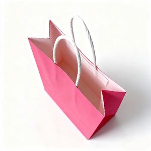 Bolsas de Papel Kraft Marrón Lisas con Asas Retorcidas y Logotipo Personalizado KM, 16*8*22cm - Product Image 2