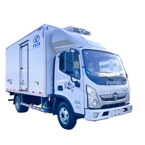 Camion frigorifique à faible coût Foton 4.2m 4x2 <span class=keywords><strong>livraison</strong></span> efficace pour la <span class=keywords><strong>viande</strong></span>, les produits laitiers, les produits - Product Image 1