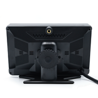 Moniteur AHD à écran partagé de 7 pouces avec DVR, entrées doubles 1080P/720P, connecteurs M12, enregistrement en boucle, moniteur de voiture pour véhicule commercial