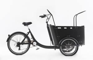 Vélo cargo électrique à <span class=keywords><strong>3</strong></span> <span class=keywords><strong>roues</strong></span> pour l'exportation, boîte frontale, bakfiets, vélo <span class=keywords><strong>hollandais</strong></span> - Product Image 5