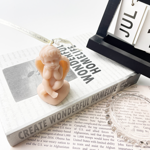 Baby Shower hecho a mano cera de soja lindo mejilla Ángel fiesta de cumpleaños Navidad vacaciones regalo decoraciones en forma de <span class=keywords><strong>vela</strong></span> figurita <span class=keywords><strong>vela</strong></span> - Product Image 4