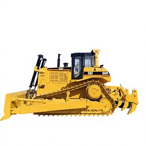 Bulldozer sur chenilles CAT D8R d'occasion, tracteur lourd pour travaux de construction - Product Image 1