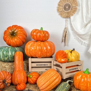 Décoration de citrouille artificielle multicolore pour Halloween, Thanksgiving, la récolte d'automne, la maison et la ferme - Product Image 3