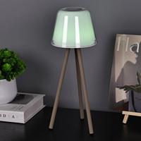 Capteur de balayage intelligent moderne lecture étude décoration de la maison batterie à l'intérieur sans fil portable chevet pliant led lampe de bureau avec abat-jour RVB