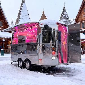 Remolques de Comida Callejera de Lujo Completamente Equipados para Hot Dogs, Papas Fritas, Tacos, Hamburguesas, Compre un Camión de Comida Móvil - Product Image 4