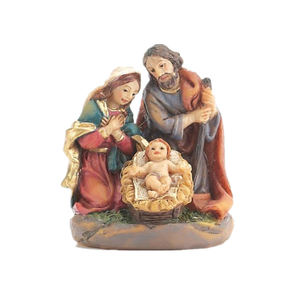 Escena de la Natividad de la Sagrada Familia Religiosa y Católica con Estatua de Libro Bíblico para Regalos - Product Image 4