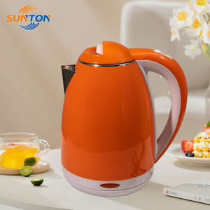 SUNTON multicolor 1.8L caldera de agua caliente de calentamiento rápido protección contra sobrecalentamiento portátil Hervidor eléctrico de doble pared para hacer té - Product Image 1