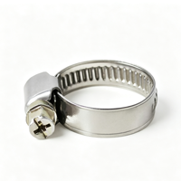 Collier de serrage robuste en acier inoxydable galvanisé à structure vissée pour raccordement de conduites mécaniques