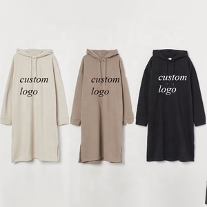 Autunno inverno Casual con coulisse <span class=keywords><strong>abito</strong></span> <span class=keywords><strong>felpa</strong></span> <span class=keywords><strong>donna</strong></span> taglie forti <span class=keywords><strong>abito</strong></span> <span class=keywords><strong>felpa</strong></span> tinta unita <span class=keywords><strong>felpa</strong></span> da <span class=keywords><strong>donna</strong></span> - Product Image 1