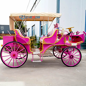 Calèche électrique sans chevaux/Calèche royale/Calèche de princesse/Calèche royale rétro rose doré - Product Image 6