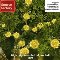 Lampes LED en rotin en forme de boule, IP65, alimentées par énergie solaire, télécommandées, clignotantes, étanches, effet ciel étoilé, pour décoration extérieure, éclairage de camping