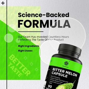 Private Label Fabrieksprijs Groothandel Bittere Meloencapsules 500Mg Voor Natuurlijke Bloedsuikerspiegel Ondersteuning En Glucoseregulatie - Product Image 6