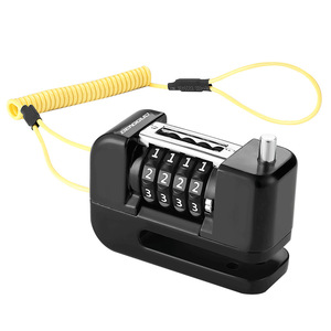 YueliBicycle Combination Disc Brake <b>Lock</b> Metal <b>Portable</b> With Cable For Outdoor Riding Mountain Bike - Product Image 2