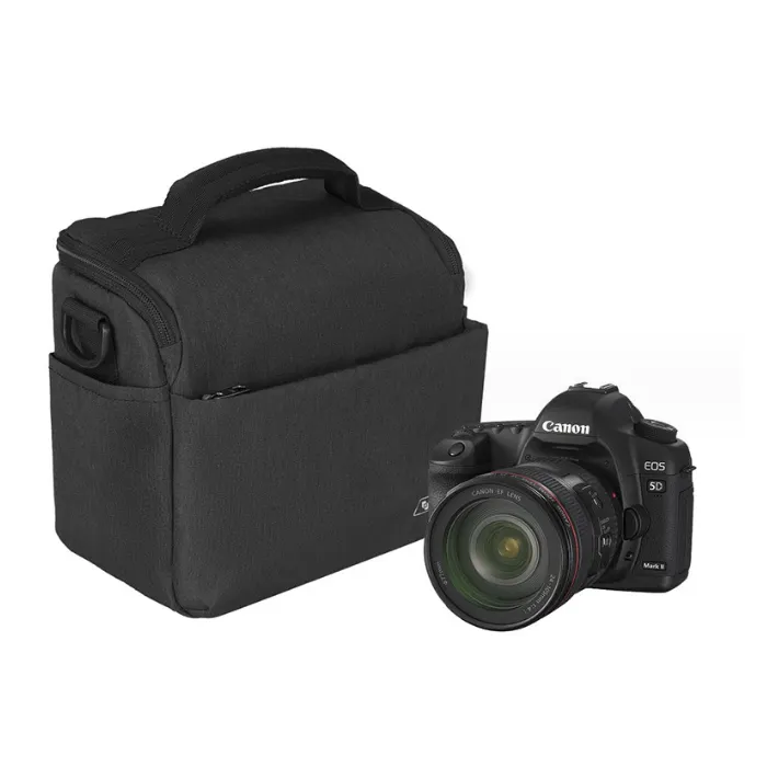 Bolso bandolera portátil duradero para cámara protectora, bolso acolchado impermeable para cámara DSLR para fotografía y vídeo
