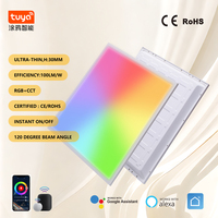 Banqcn Moderne 100-240V Scintillement Gratuit Smart 20W 30W 40W 50W Wifi App Led Plafonniers pour Intérieur Salon Chambre Hôtel