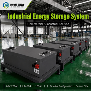 13.2kW Smart 60V LiFePO4 Baterai Lithium Iron Phosphate untuk Golf Cart Forklift Deep Cycle Grade A Smart BMS Bluetooth - Product Image 2