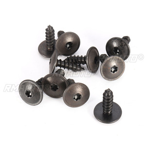 10/20/40pcs 5*15mm N90974701 Engine Cover Undertray Splash Guard Fender <b>Mud</b> <b>Flaps</b> Wheel Arch Screw Bolt Fastener Clips for VW - Product Image 2