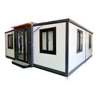 Popular nuevo estilo de lujo prefabricado casa pequeña contenedor extensible Living Home Villa con 2 dormitorios
