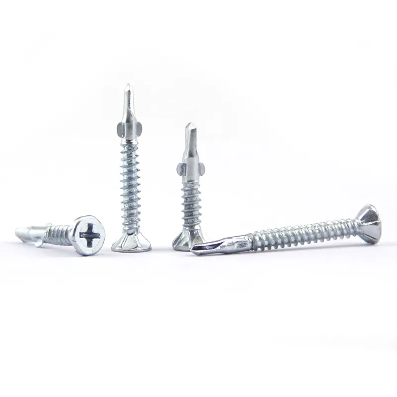 DIN Standard csk head Self drilling Screw with wing