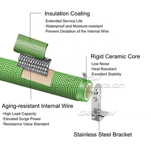 Résistances de freinage à charge bobinée haute puissance RX20 100W 200W 500W 1000W 2000W 3000W <span class=keywords><strong>Ohm</strong></span> RXG20 Résistances variables à tube bobiné - Product Image 3