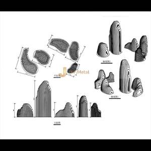 ประติมากรรมรูปทรงดวงอาทิตย์สไตล์อาร์ตเดโค M108 ทำจากสแตนเลส ทนทาน ใช้งานได้หลากหลาย กันน้ำ ติดตั้งบนพื้นกลางแจ้ง ตกแต่งอย่างมีชีวิตชีวา - Product Image 6