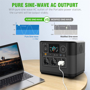 Central Eléctrica Portátil LVYUAN de 2000W con Batería LiFePO4, Generador de Carga de 1200W para Hogares con Energía <span class=keywords><strong>Solar</strong></span> - Product Image 4
