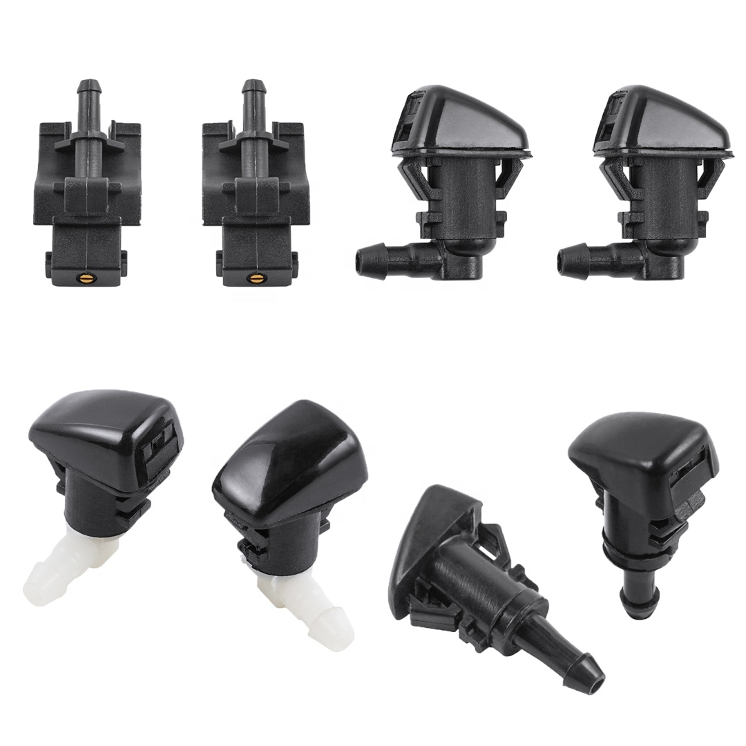 1ペア シールド ウォッシャー ノズル スプレー ジェット LR045321 適用: ランド ローバー/ROVER レンジ ローバー/ROVER L405 2013-2015 ブラック AL-PP-8846 AL 1ペア シールド ヒーテッド ウォッシャー スプレー ノズル ジェット