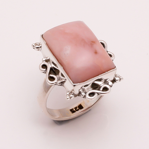 Bijoux fins faits à la main Bague en argent sterling 925 avec pierres précieuses en rhodochrosite naturelle Style classique pour fête Fournisseurs indiens en gros - Product Image 3