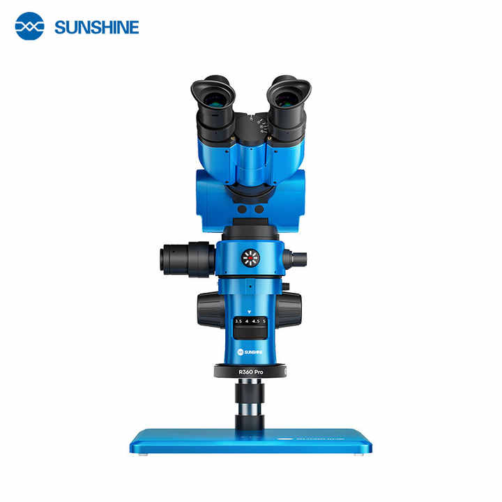 SUNSHINE R360 Pro Rotating Microscope 0.7-5.8X Magnification Adjustment ...