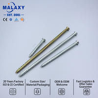 Vis à béton en acier inoxydable Torx à filetage droit, plaqué zinc bleu, pour fixations de construction, fournie directement par l'usine MALAXY