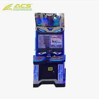 Machine d'arcade de combat ACS, cabinet vertical de 32 pouces, commandes par joystick et boutons.