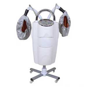 Appareil de soin capillaire ultrasonique vertical professionnel pour salon de beauté et spa, avec deux casques - Product Image 4