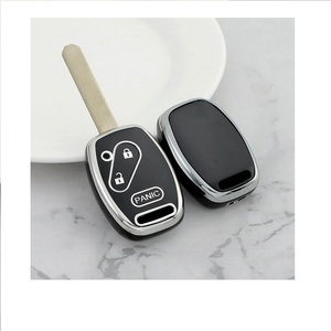 Чехол для ключей из ТПУ с 3/4 кнопками для <span class=keywords><strong>Honda</strong></span> Accord Fit, CR-V, Civic-защитный чехол с защитой от царапин - Product Image 1