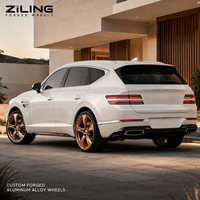Rines de Aleación Forjados Monobloque Personalizados ZL para Genesis GV80 20 21 22 Pulgadas, Diseño Cóncavo Profundo, Rines Personalizados con Ajuste OEM