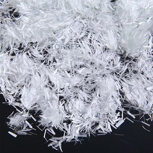 Fibres de verre coupées, brins de verre coupés anti-fissuration 12 mm pour mortier et béton, fibres de verre - Product Image 3