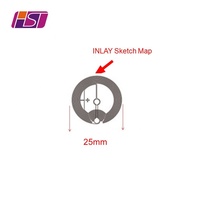 Échantillon gratuit d'autocollant/étiquette NFC 13,56 MHz, puce NFC, étiquettes/autocollants conformes au protocole ISO14443a HF, autocollants adhésifs pour les commentaires sur les réseaux sociaux