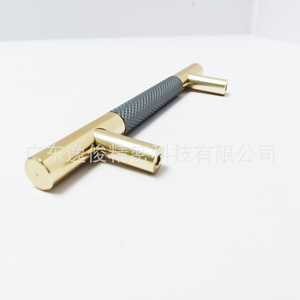 Stainless Steel T-Shaped <b>Wardrobe</b> Handle With Anti Slip Grip Modern Design For Cupboard <b>Hardware</b> Accessory - Product Image 3