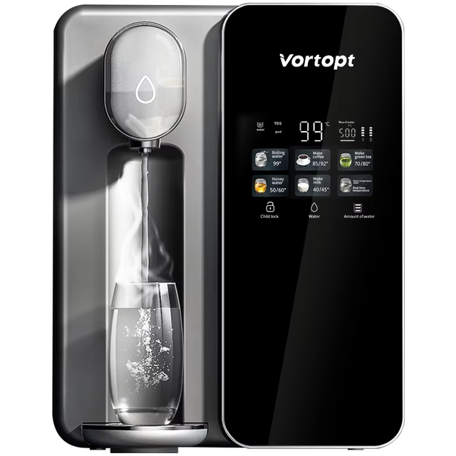 Space-Saving Wall-Mounted RO Water Dispenser Hot Water Function-No Installation Detachable Bottle Design for Home Hotel Outdoor