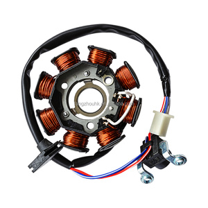 Bobine de stator de magnéto de moto compatible avec YAMAHA JOG100 Linhai100, pièces de rechange pour système de charge - Product Image 1