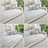 Coussin de canapé jacquard haute densité effet ombre fluide moderne, avec dos antidérapant à particules, résistant aux griffures de chat et lavable en machine
