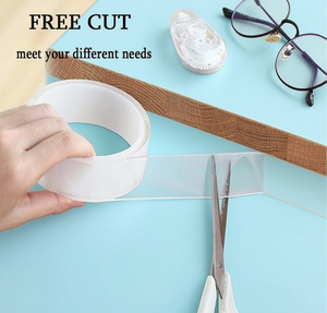 Autocollant adhésif nano acrylique transparent activé par l'eau, double face, forte viscosité, lavable, pour le masquage des joints - Product Image 4