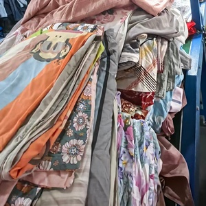 BS01 Top Grade Bales Used Colorful <strong>Bed</strong> <strong>Sheets</strong> Duvet Covers Mixed Styles Chinese Factory <strong>Second</strong> <strong>Hand</strong> <strong>Bed</strong> <strong>Sheets</strong> Wholesale - Product Image 1