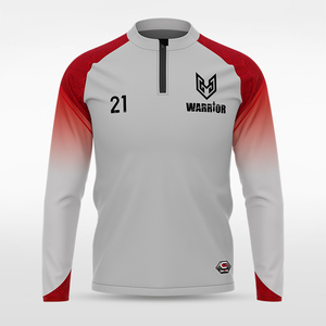 OEM ODM traspirante <span class=keywords><strong>calcio</strong></span> 1/4 quarto Zip maglia maglia maglia giacca <span class=keywords><strong>da</strong></span> <span class=keywords><strong>calcio</strong></span> personalizzata giacca <span class=keywords><strong>da</strong></span> <span class=keywords><strong>calcio</strong></span> adulti personalizzata felpa <span class=keywords><strong>da</strong></span> uomo - Product Image 1