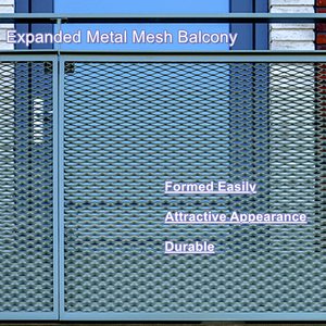 <span class=keywords><strong>Grille</strong></span> en métal expansé en aluminium de toutes tailles pour mur-<span class=keywords><strong>rideau</strong></span> et revêtement - Product Image 3