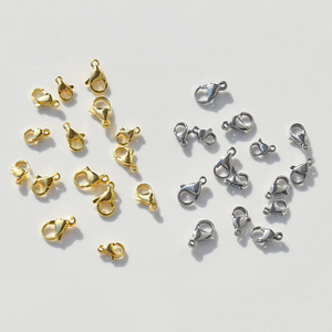 Cierre de langosta de acero inoxidable para joyería, color oro y plata, para la fabricación de pulseras, componentes de joyería DIY, extensión de cadena - Product Image 4