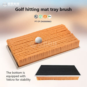 3 डी गोल्फ अभ्यास बंकर सिम्युलेटर गोल्फ अभ्यास के लिए मैट टर्फ गोल्फ स्ट्राइक ब्रश जैसे ब्रश को मारना - Product Image 5