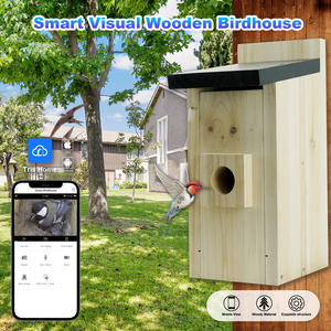 OEM ODM 2K HD Cámara de visión nocturna Bird House Smart Bird Supplies con detección de movimiento Audio bidireccional y monitor de eclosión de pájaros - Product Image 3